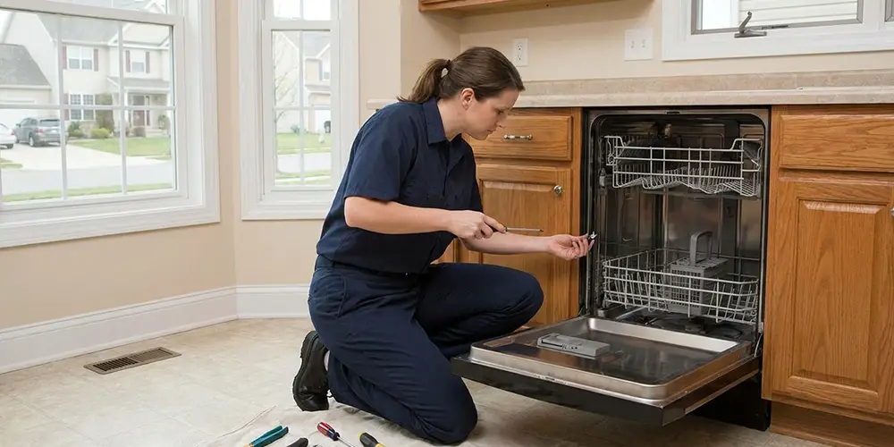Dishwasher Latch Replacement in Waltham, MA