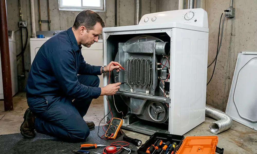 Dryer Not Heating Repair in Waltham, MA