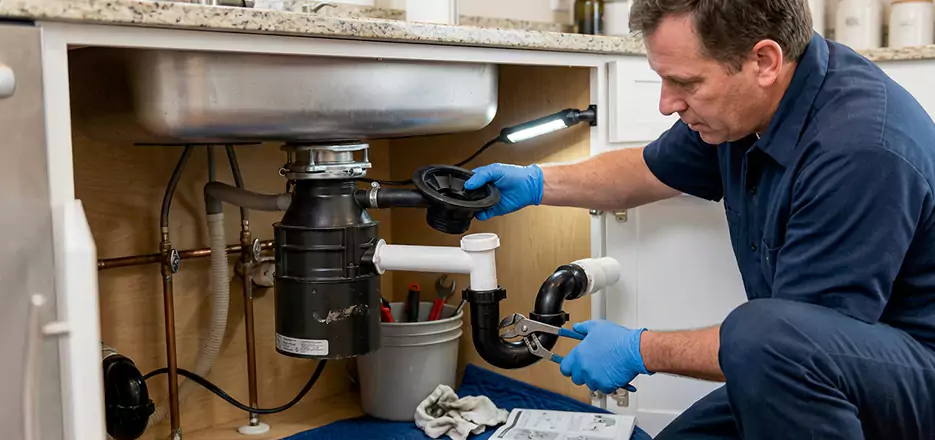 Garbage Disposal Splash Guard and Trap Installation in Waltham