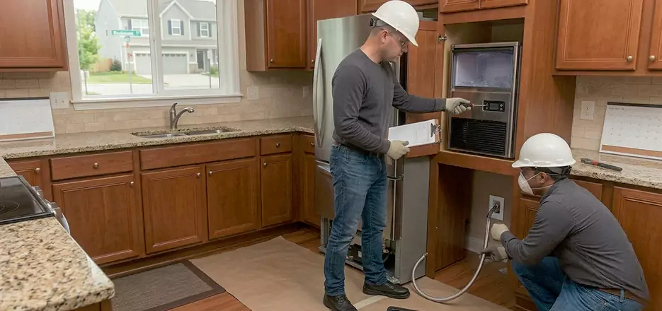 Emergency Ice Maker Water Line Installation in Waltham