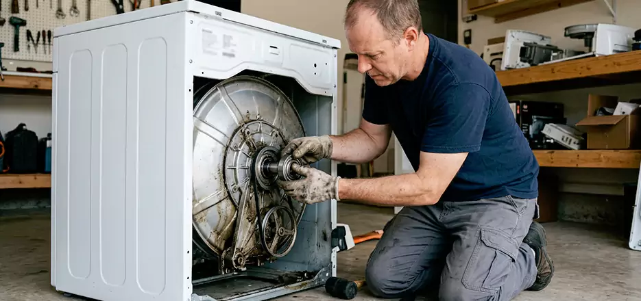 Washer Tub Bearing Replacement in Waltham